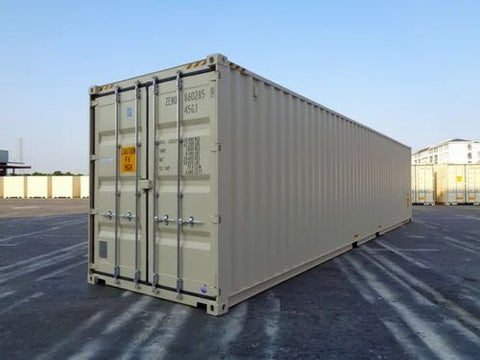Contenedor maritímo High Cube de 40 pies ( RAL 6102 )